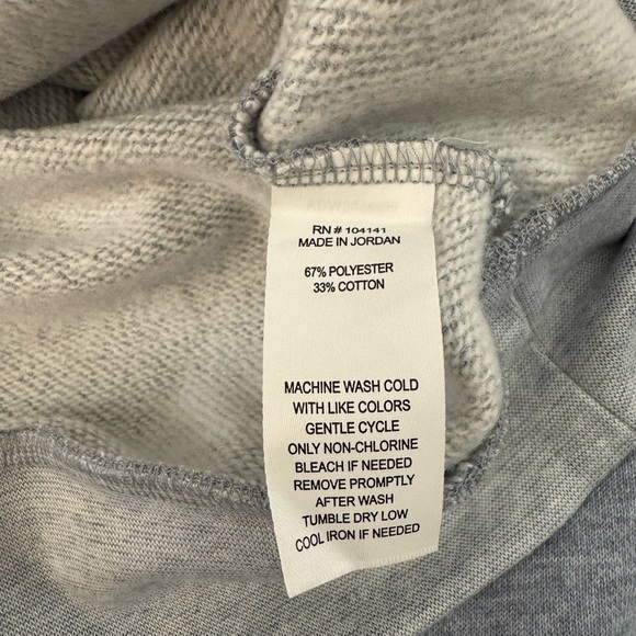 NWT! Women’s Alpine Design buttery soft light blue heather hooded sweatshirt M - Picture 4 of 4